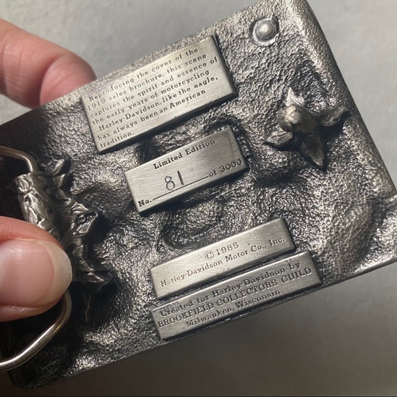 Collectors Guild Harley Davidson Belt Buckle - Picture 5 of 5